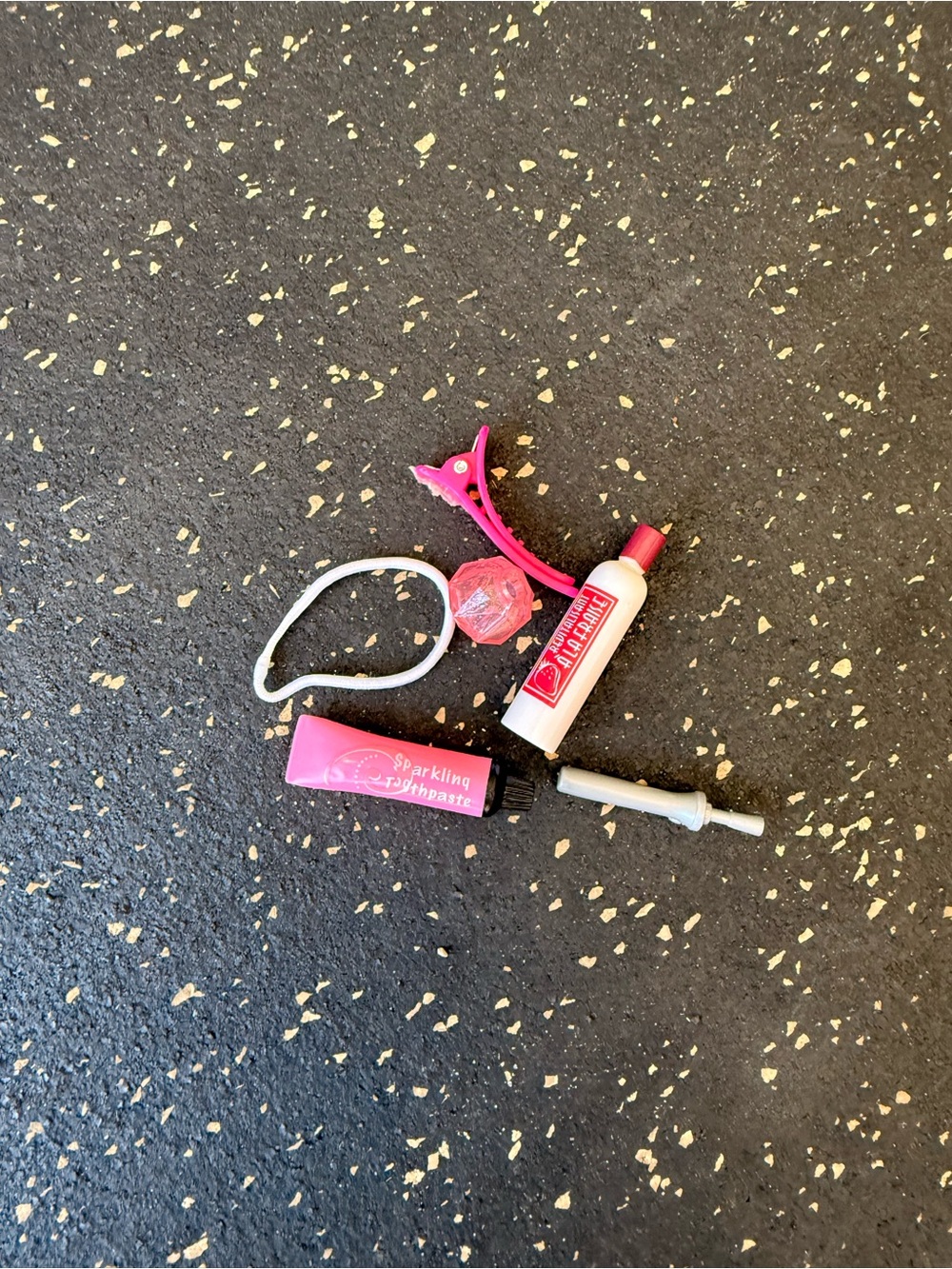 Pink Kids Toothpaste & Accessory Play Set